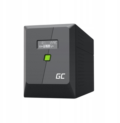 UPS Green Cell PowerProof 1500VA 1050W, valë sinusi e pastër, i zi