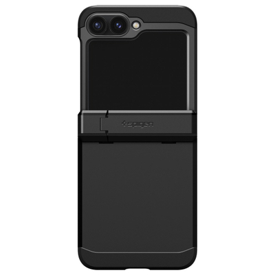 Këllëf telefoni Spigen Tough Armor Pro, për Samsung Galaxy Z Flip6, i zi