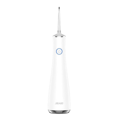 Irrigator dentar Seago SG-8001, portativ, karikim USB, i bardhë