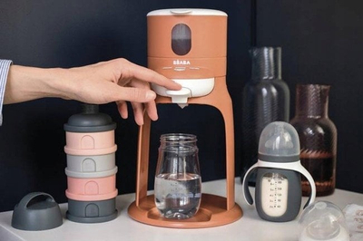 Aparat për bërjen e qumështit Beaba Bib'expresso 2‑në‑1, Night Terracota