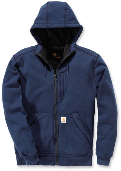 Xhaketë me kapuç Carhartt Wind Fighter, Rain Defender, fleece, blu e errët, S
