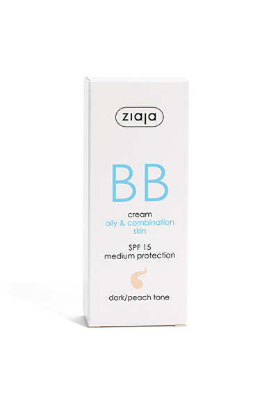 Krem BB Ziaja Skin SPF 15 Dark/Peach Tone, 50 ml