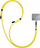 Litar telefoni 3mk EasyClip, najlon, i rregullueshëm, i zi