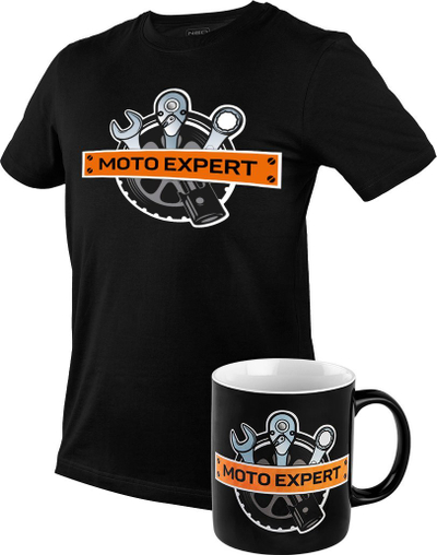 Filxhan NEO Moto Expert, 330 ml, stoneware, me print grafik