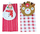 Set kuzhine 2 pjesë, mbajtëse tenxhereje, peshqir pambuku, me motive festive