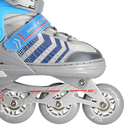 Patina inline Nils Extreme NH18192, 4 në 1, me numra të rregullueshëm 34-38, gri