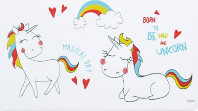 Dërrasë prerëse Kesper Unicorn, melaminë, shumëngjyrëshe