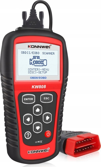 Skaner diagnoze Autel MaxiScan MS509, OBD II EOBD, ekran me dritë, gri