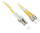 Оптички кабел Techly ILWL D9 ST LC, singlemode OS2, 3m, жолта