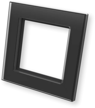Kornizë xhami Homematic IP Glass Frame 1-gang, madhësi 55, e bardhë