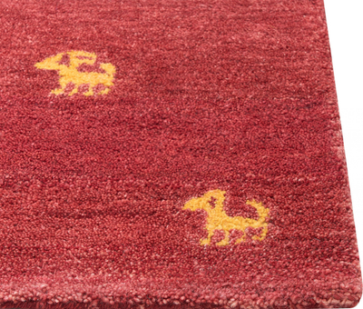 Tapet leshi YARALI Wool Gabbeh, 160 x 230 cm, i kuq