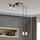 Llambë tavani Lamkur Cortina 50515, 4x15W, E27, lisi/e zezë