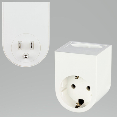 Adapter udhëtimi REV Travel Plug Traveler USA, prizë EU në USA, i bardhë