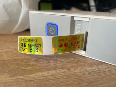 Printer etiketa Niimbot B18, i vogël për me e marrë me vete, me Bluetooth, i bardhë