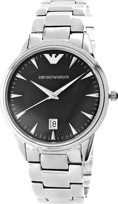 Orë dore për meshkuj Armani AR2440, e argjendtë