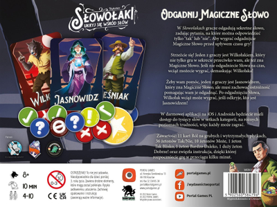 Lojë tavoline Portal Games Słowołaki, role të fshehura, 4 10 lojtarë, shumëngjyrëshe