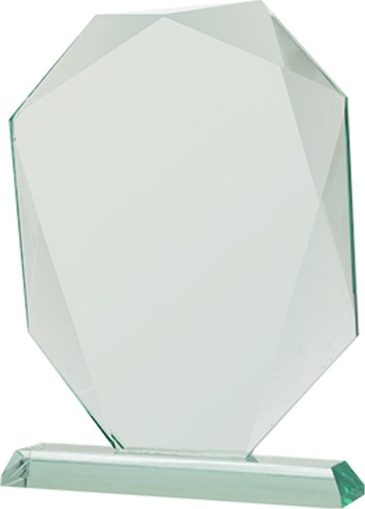 Trofe xhami “Victoria”, modern, 24 cm, transparent