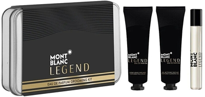 Set eau de parfum 7.5 ml + xhel dushi 30 ml + krem për fytyrë 30 ml Montblanc Legend