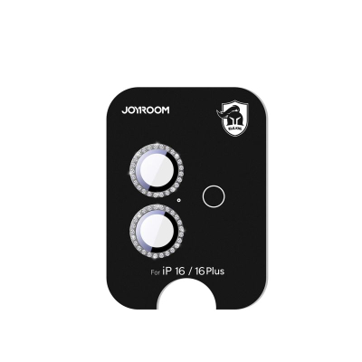 Mbrojtës kamere Joyroom JR-MSJ0271, për iPhone 16/16 Plus, xham Corning, i zi
