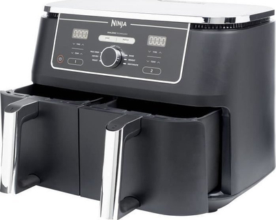 Fritezë pa vaj Ninja AF400EU Foodi Max Dual Zone, 9.5L, panel dixhital, e zezë