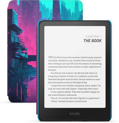 Lexues elektronik Amazon Kindle Paperwhite Kids Cyber City 2024, 7", 16GB, i zi