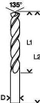 Set spiralësh për metal Bosch HSS G, 10.2mm, 5 copë