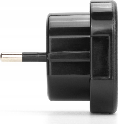 Adapter udhëtimi MONTIS MT122-C, prizë polake në prizë UK, i zi