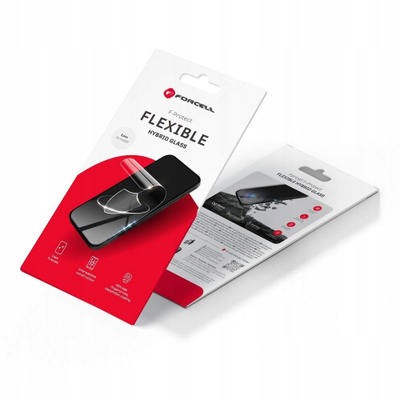 Xham mbrojtës Forcell Flexible Nano Glass për Samsung Galaxy S24 FE, transparent