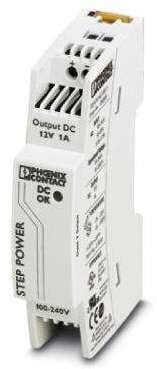 Напојување Phoenix Contact STEP PS, 12V DC, 1A, сиво