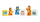 Lodër ndërtimi Lego Duplo Bluey Family House 10459, set 2 në 1, me figurina
