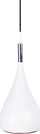 Llambë varëse AZzardo Spell AZ0287, 1x60W E27, metal krom, e bardhë