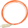 Fibër optike Extralink Pigtail Multi Mode SC/UPC, 900UM, 2 m, portokalli
