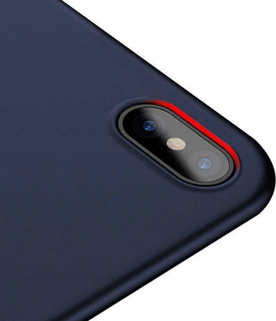 Kapak telefoni Forcell Soft për Xiaomi Redmi 9C, silikon i butë, matt, blu navy