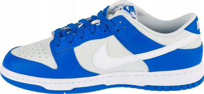 Atlete Nike Dunk Low M FN3416-001, lëkurë natyrale, shollë gome, bardh e blu