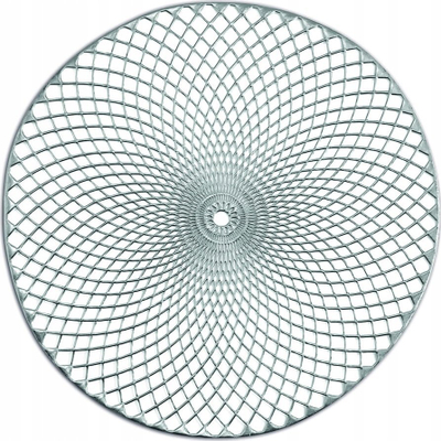 Naperona tavoline Zeller Present 26914 Mandala, Ø38 cm, set 12 copë, argjend