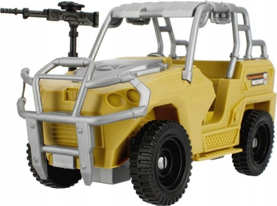 Set lodrash ushtarake Mega Creative 481700, makinë off road, figura ushtarësh, bezhë