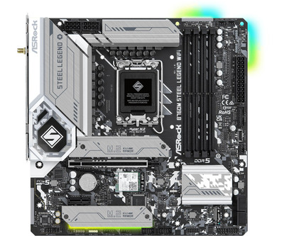 Матична плоча Asrock B760M Steel Legend WiFi Intel B760 LGA 1700 micro ATX