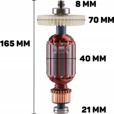 Rotor për kultivues elektrik GardenX G83004, 32 cm, fije 8 mm