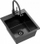 Set lavamani me rubinet Kernau KSSE 40 1B KWT 40 Elastic, çelik inoks, me grykë të përthyeshme, Dark Inox