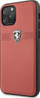 Kuti mbrojtëse Ferrari FEOBAHCN58RE për iPhone 11 Pro 5.8", hardcase lëkurë, e kuqe