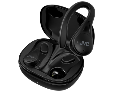 Kufje pa tela JVC HA-EC25T, Bluetooth 5.1, IPX5, të zeza
