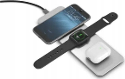 Безжичен полнач Terratec ChargeAIR All, универзален, USB Type-C, алуминиумска боја