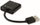 Adapter HDMI në VGA me audio Techly 306301, Full HD, i zi
