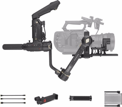 Stabilizues gimbal Zhiyun Crane 3S Pro, profesional, 6.5 kg payload, i zi