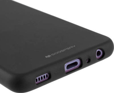 Futrollë Goospery për Samsung Galaxy A72 4G 5G, soft jelly, e zezë