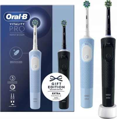 Furçë dhëmbësh elektrike Oral-B 3n1, me kokë rrethore, e bardhë