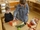 Karrocë blerjesh lodër prej druri Masterkidz Wooden, me rrota plastike, bezhë me portokalli