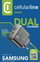Karikues muri Cellularline Dual Charger, 25W, 2xUSB USB USB C, gri