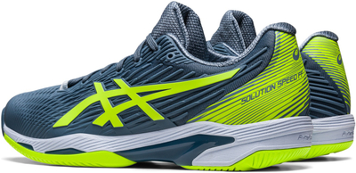 Патики тенис ASICS Solution Speed FF 2, мрежа, амортизација, сини со зелено