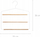 Varëse për pantallona dhe funde 5five Simply Smart Pants Skirt Hanger, 3 nivele, metal, e bardhë
